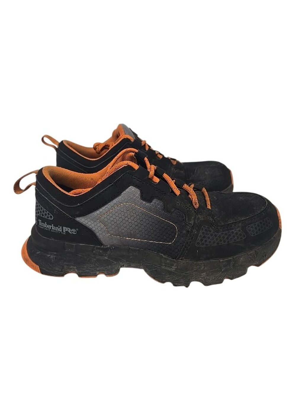 Timberland PRO Men's Powertrain EV Comp Toe Work Shoe TB0A66SKEEM Black Size 8W - Picture 2 of 9